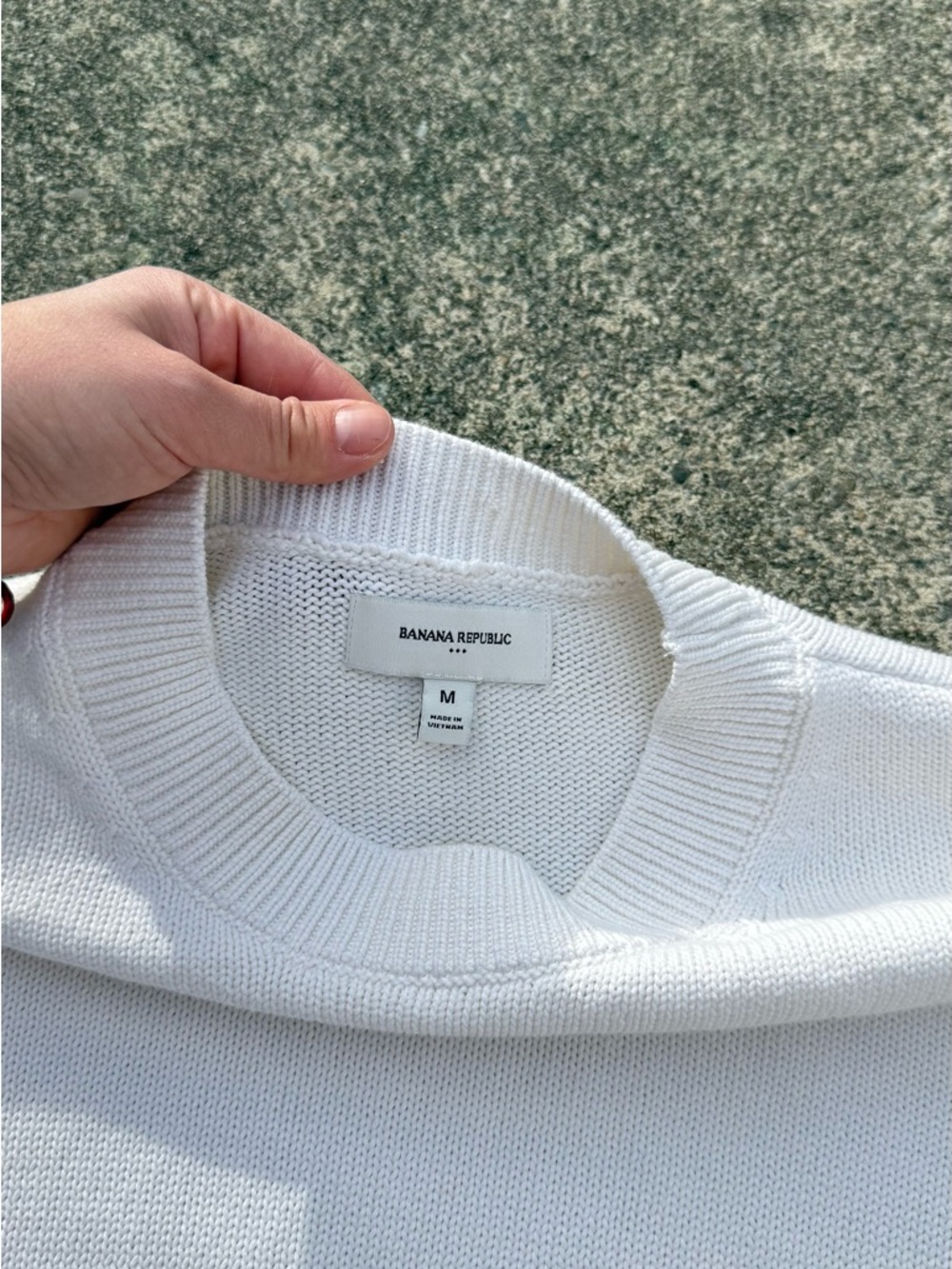 Banana Republic Kids White Short-Sleeve Knit Sweater - Picture 2 of 7